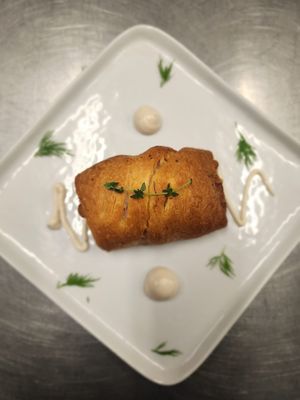 Vegan chicken Croissant at Sweet Jubilee Bakery in Geneva