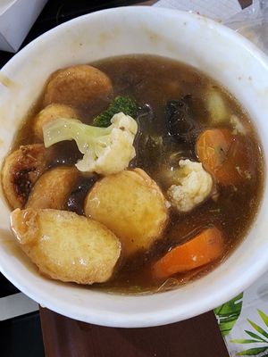 Sapo tahu vegetarian at Marga Lie Resto in Tangerang