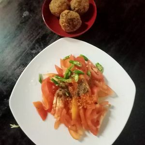 Tomato salad at Serendib Srilankan Cuisine in Siem Reap