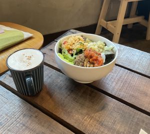   at Communita Cafe in Tokyo