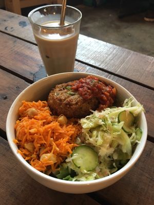   at Communita Cafe in Tokyo
