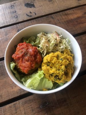   at Communita Cafe in Tokyo