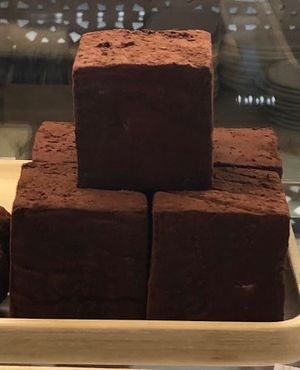 Marshmallow cube
 at Angel Cakes - Yas Mall in Abu Dhabi