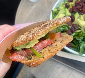 Vegan sandwich 37 AED  at Joe & The Juice - Yas Mall in Abu Dhabi