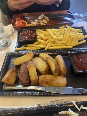 Fat chips   at Burgeryyy Downtown in Hanoi