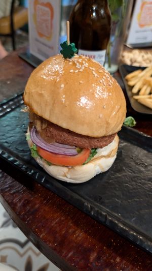 classic burger (plant based) at Burgeryyy Downtown in Hanoi