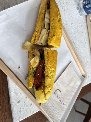 My sandwich   at Eataly - Termini in Rome