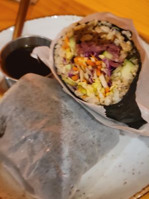 Nori wrap at Life Alive Organic Cafe   in Dedham