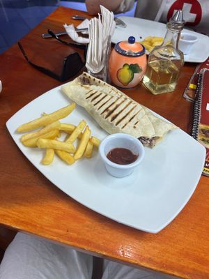 Not special but enough after a long flight   at Tipicos El Gueguense in Managua