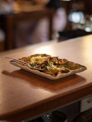 Cogumelos pleurotus grelhados.   at Taberna Nobe in Gafanha Da Nazare