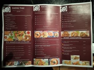 All the menu. Ask for veg option. #Veganuary at Kaengthai in Tarbes
