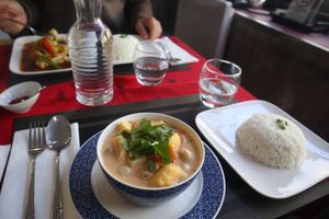 Tom kah soup at Kaengthai in Tarbes