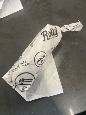 Tofu banh mi wrapped upp  at MEL - Roll'd - T2 in Tullamarine