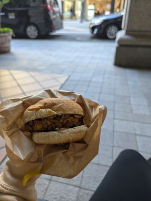  at Veggie Junkies Burger in Kobe