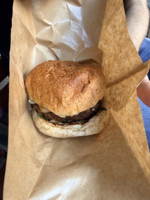   at Veggie Junkies Burger in Kobe