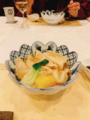 Soy meat dumpling soup   at Sanboh Kan (at Tocen Goshoboh) - 餐房 閑（御所坊） in Kobe