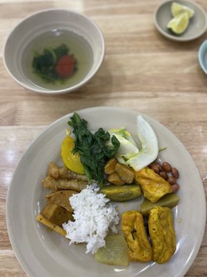 All you can eat 40k #Veganuary at Thiện Đức in Hanoi