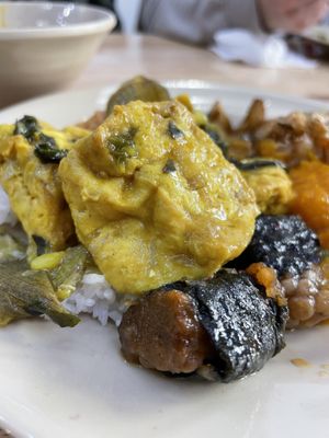 Tofu and nori wrapped mock fish  #Veganuary at Thiện Đức in Hanoi