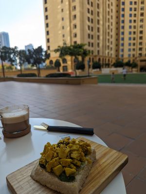 Tofu baguette #Veganuary at Ninna Homemade Bakery in Dubai