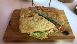 Chickpea sandwich  #Veganuary at Ninna Homemade Bakery in Dubai