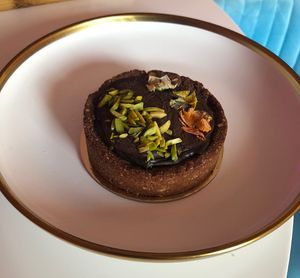 Chocolate avocado tart #Veganuary at Ninna Homemade Bakery in Dubai