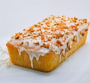 Gluten free coconut and lemon loaf at Ninna Homemade Bakery in Dubai