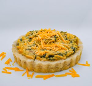 Gluten free vegan tofu quiche at Ninna Homemade Bakery in Dubai