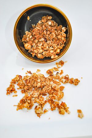 Gluten and sugar free house made granola at Ninna Homemade Bakery in Dubai