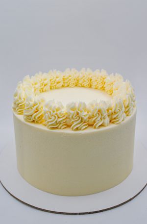 Vegan vanilla cake at Ninna Homemade Bakery in Dubai