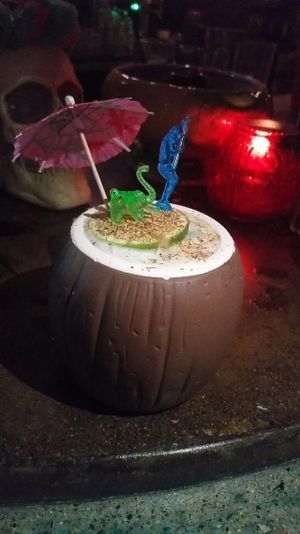 How cute! at Grass Skirt Tiki Room in Columbus