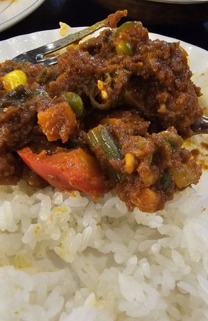 be sure to tell them "vegan" "no paneer" at Ganga Restaurant  in Seoul