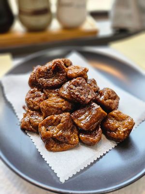 Tofu at Happy Veggie - 天街素食 in Budapest