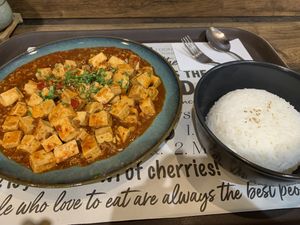 Mapo Tofu  at Happy Veggie - 天街素食 in Budapest