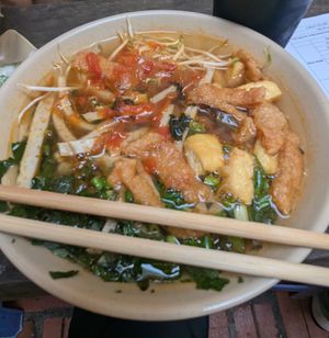 Bún Riêu at Chay Vỉa Hè in Hanoi