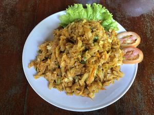  Vegan kottu (little spicy)  at Dream Family  in Tangalle