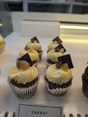 Vegan carrot cake too at Sweet Little Things - Lower Borough Walls in Bath