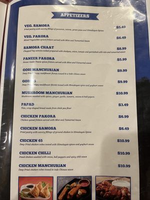 Appetizers  at Himalayan Flavor Logan in Logan