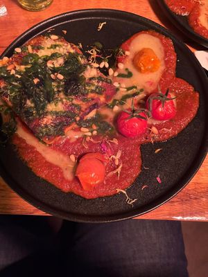 Groente lasagne at Brasserie Quinty's in De Koog