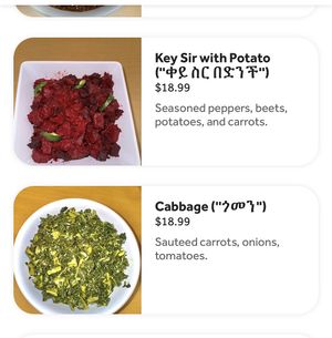 Key Sir with Potato is supper yummy  at Taste of Ethiopia in Colorado Springs