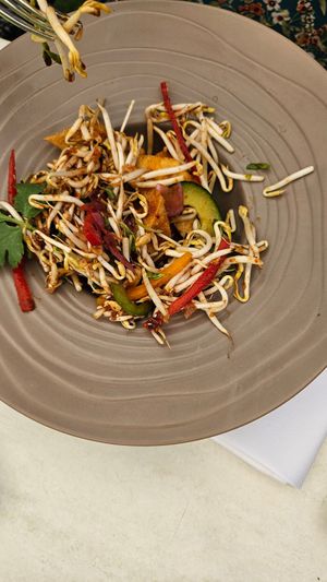 Salt and pepper tofu starter at Mission Estate Restaurant in Napier