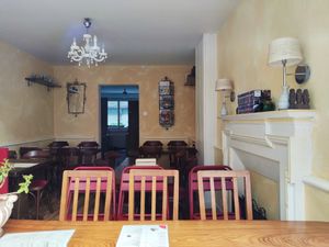 Interior at Omusubi Café in Geneva