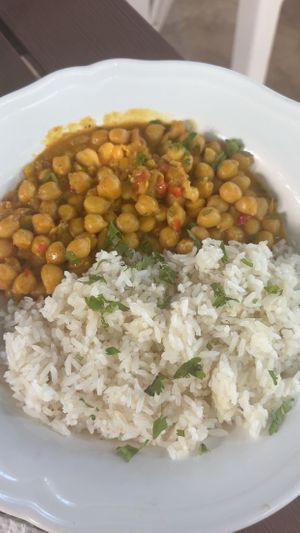 coconut curry   at Riviera Punta Cana in Punta Cana