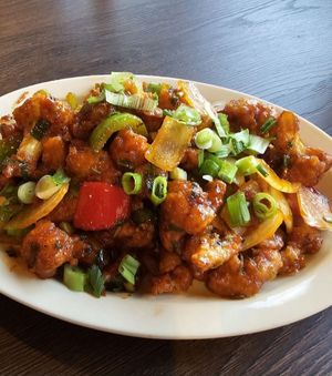 Gobi Manchurian (vegan) at Everest Chilli Pepper in Roseville