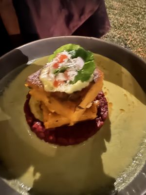 Butternut squash and beetroot   at Smoke & Bitters in Dikwella