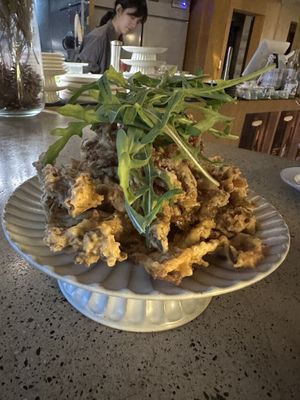 Fried mushrooms  at Ggulggeok House - 꿀꺽하우스 in Busan