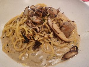 Soy cream pasta with truffle oil at The Place - Pangyo in Seongnam