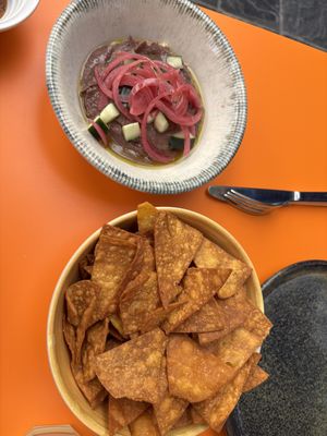 Bean hummus  at Frida in Tarragona