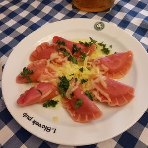 Haven't tried the gluten free dumplings but they are potato with nuts or poppy seeds - might be ok too) at Slovak Pub in Bratislava