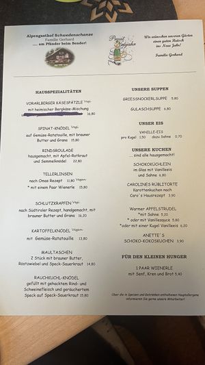   at Alpengasthof Schwedenschanze in Lochau