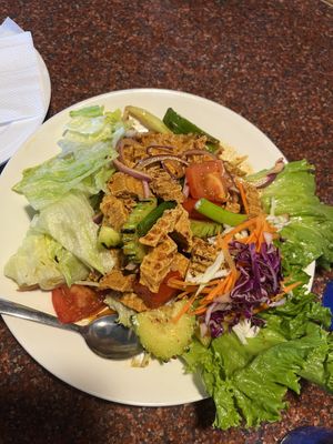 Tofu salad - reminded me of nam-tok, tasted great!!  at Royal YUM in Denton